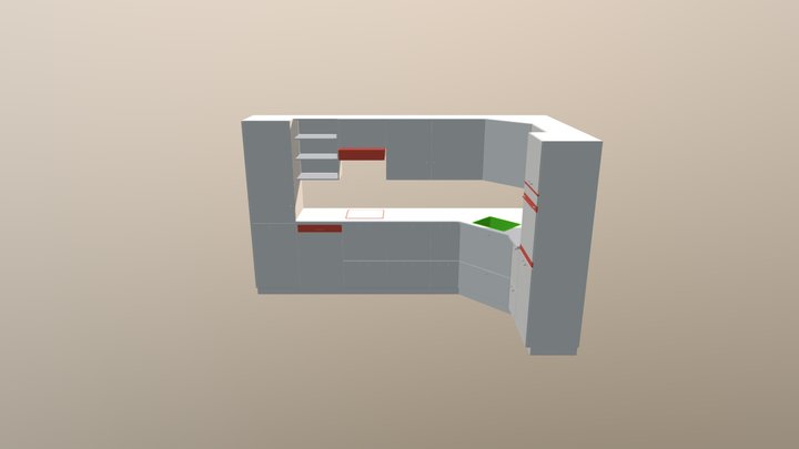 SM Kitchen New 3D Model