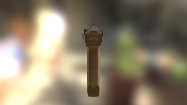 Luger Handgun 3D Model