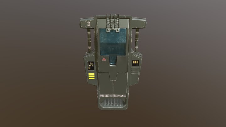 Cryo-Chamber | Halo 3D Model