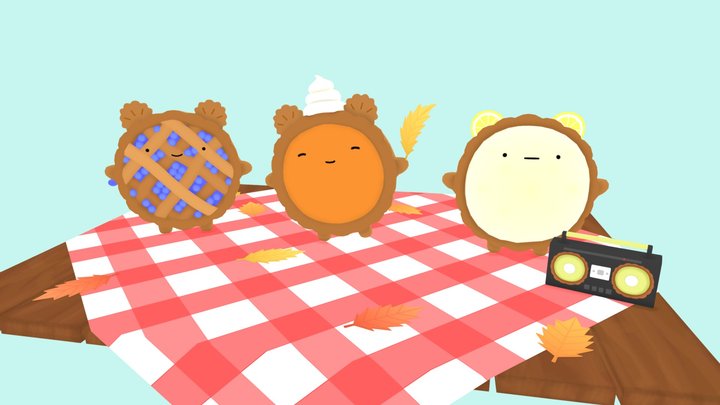 Pie Palooza 3D Model