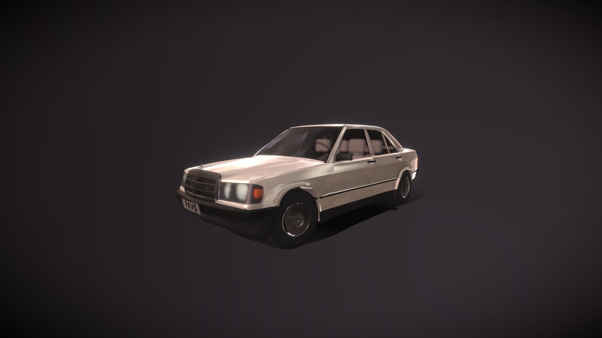 Mercedes-Benz 190E / W201 - Download Free 3D model by PAVS (@pavs3d)  [c94fdf5]