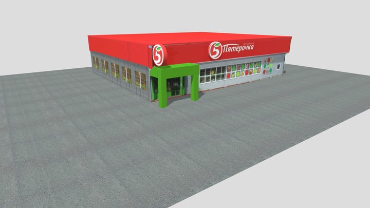 Pyaterochka 3D Model