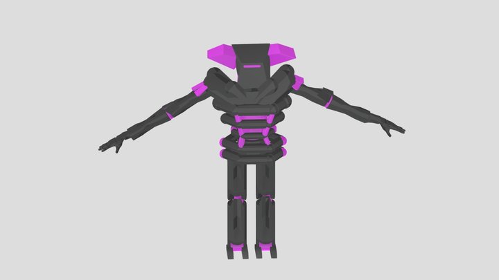 Evil Robot 3D Model