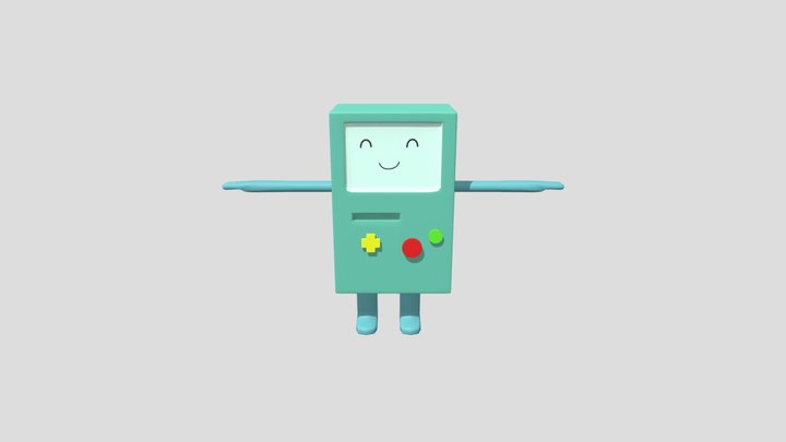 Modeling BMO hora de aventura - adventure time