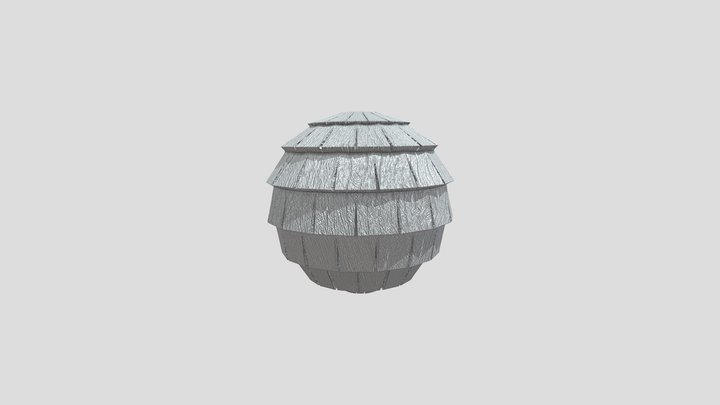 art-reference-roof-tile-shadow-ball 3D Model
