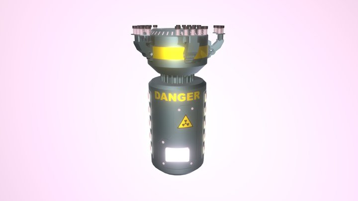 Scifi Bomb V1 3D Model
