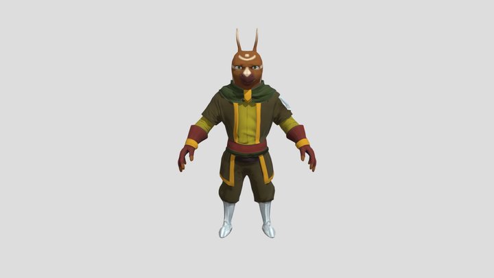 3D Game Character 3D Model