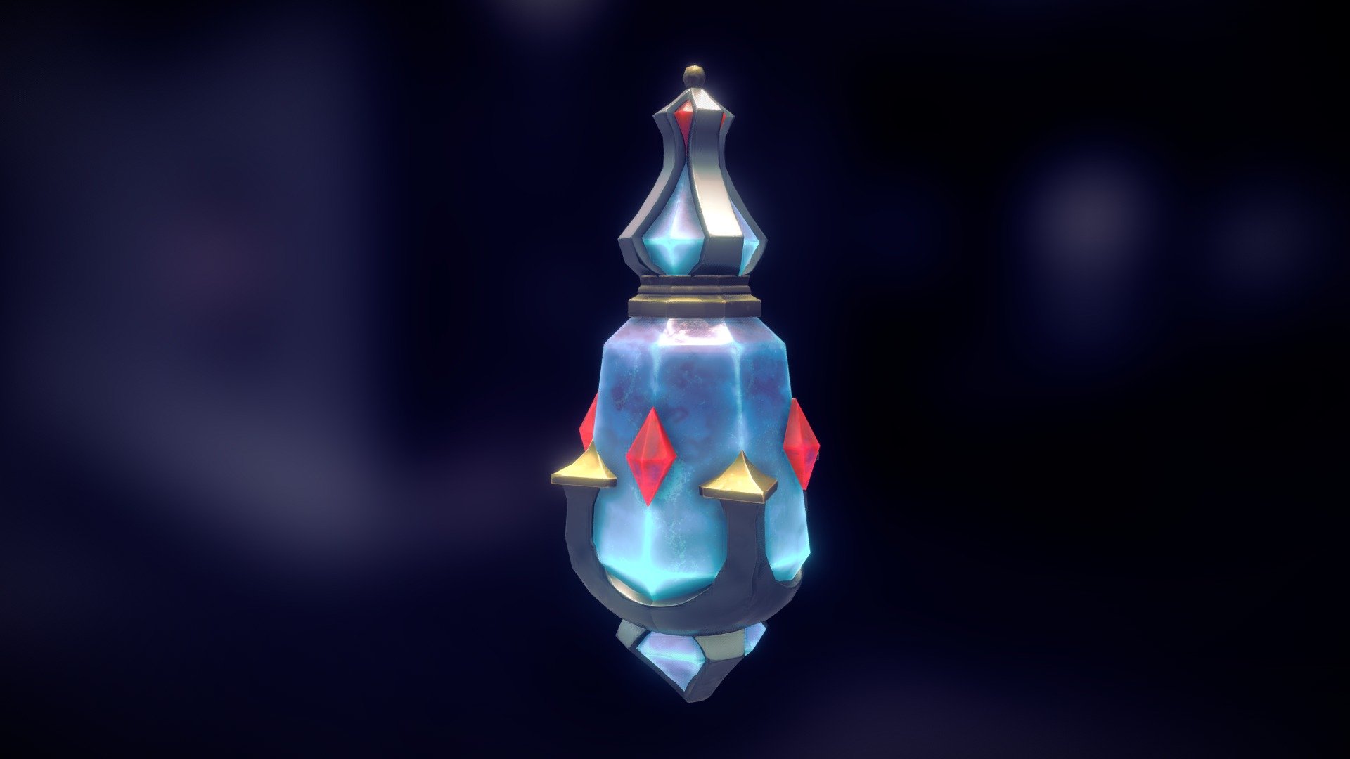 Magic crystal - 3D model by Elro [c951b1a] - Sketchfab