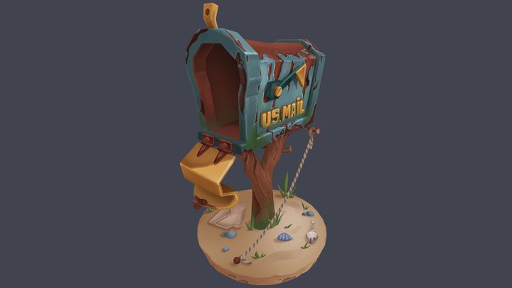 2024.05 mailbox 3D Model