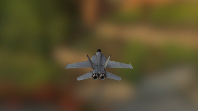 FA-18E Super Hornet 3D Model