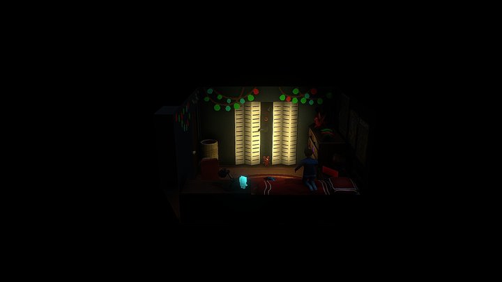 THE ACTUAL FNAF DIORAMA 3D Model