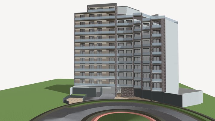 Torre de Departamentos - PS 3D Model