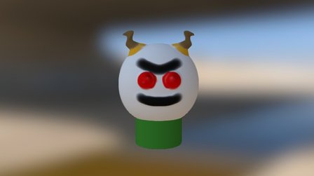 Red Rocket eyed Satan 3D Model