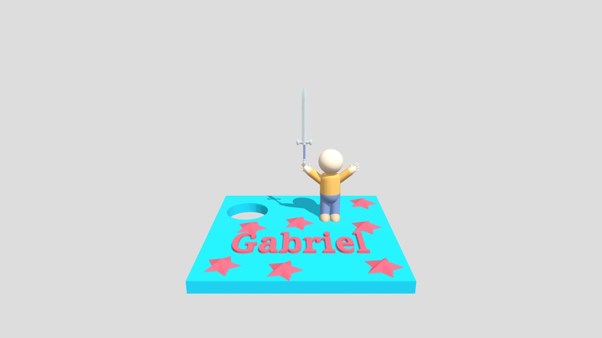 Name Keychain - Gabriel