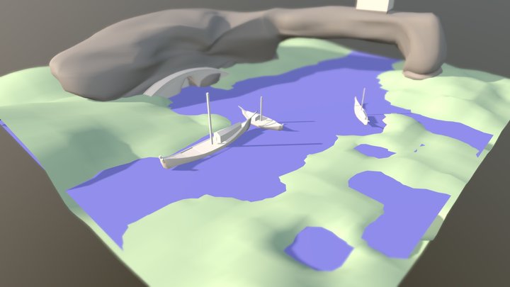 Solitude Harbour 3D Model