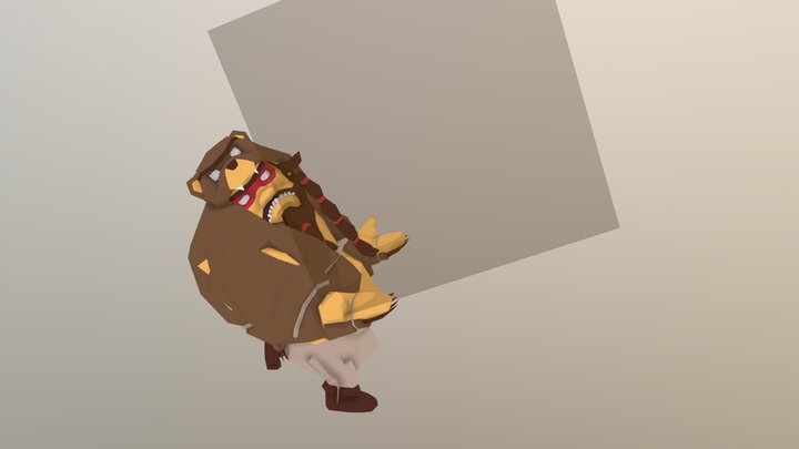 Bear - Carrying 3D Model