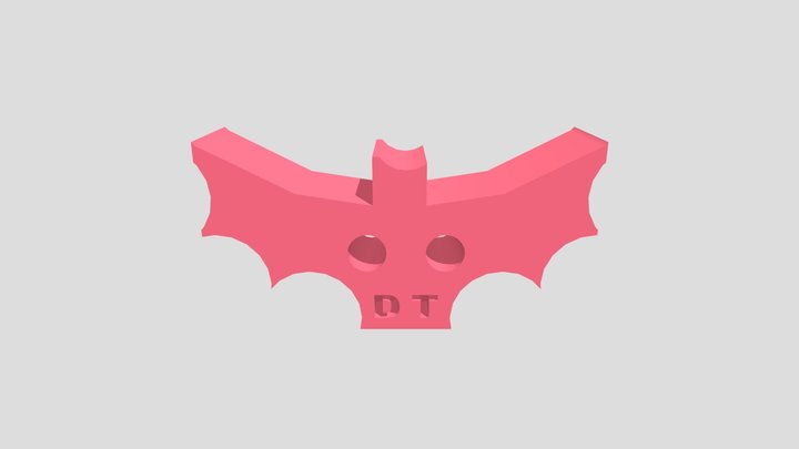 Bat Button 3D Model