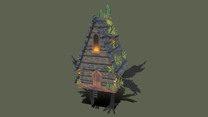 Baba Yaga's House - LoverCraft Network 3D Model