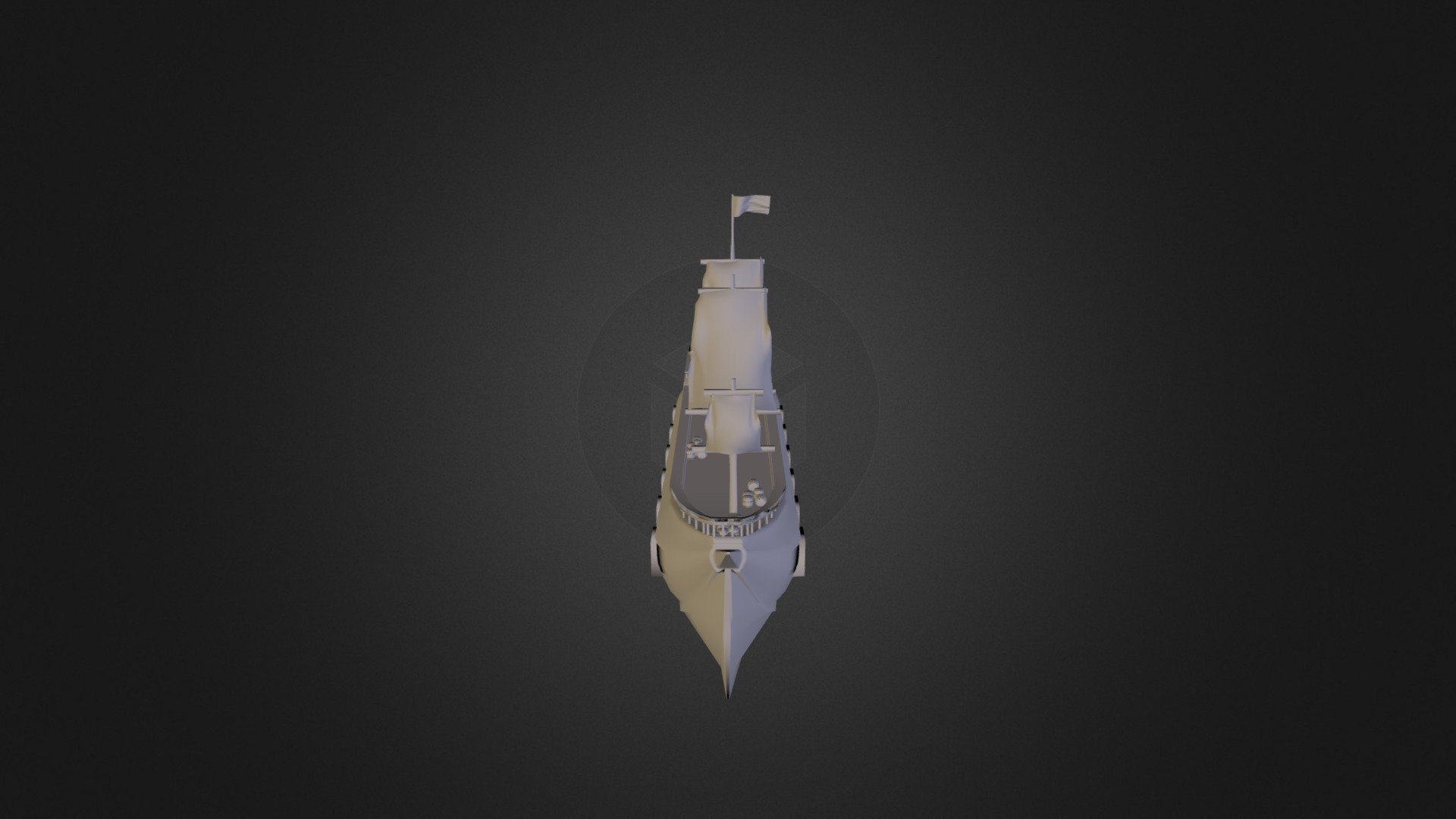 Low Poly Pirate Ship - 3D model by Graphics Inc. (@graphicsinc ...