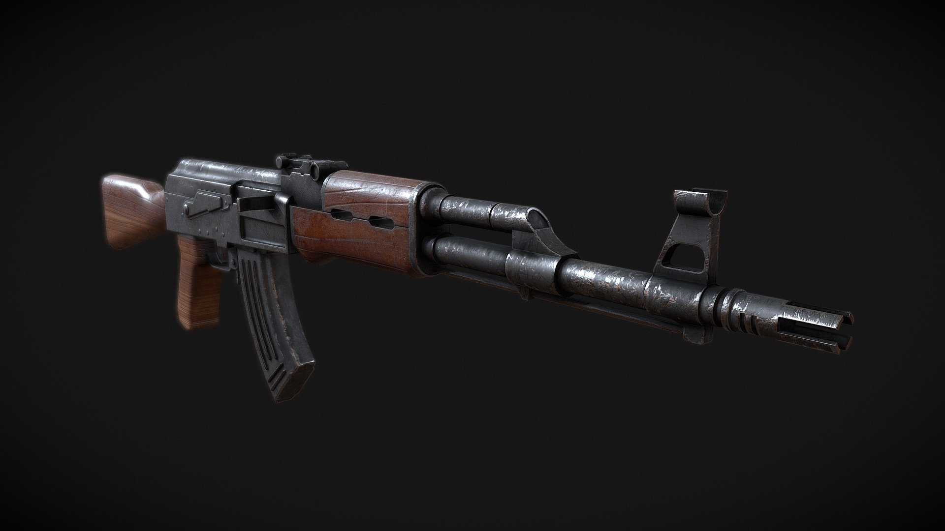 Ak47 3D models - Sketchfab