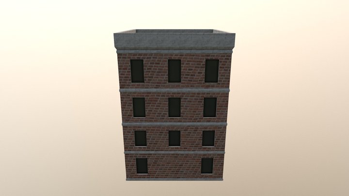 Apartment LowPoly texture 1 3D Model