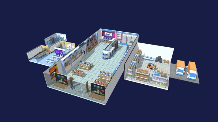 Retail 3D Model