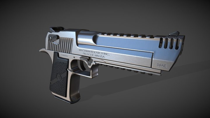 Pistol - Desert  Eagle 3D Model