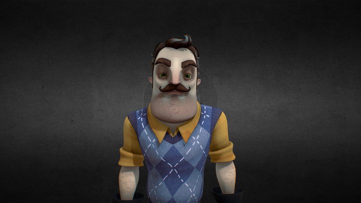 Secret Neighbor Guest - Download Free 3D model by irons3th (@irons3th)  [a1afbf0]