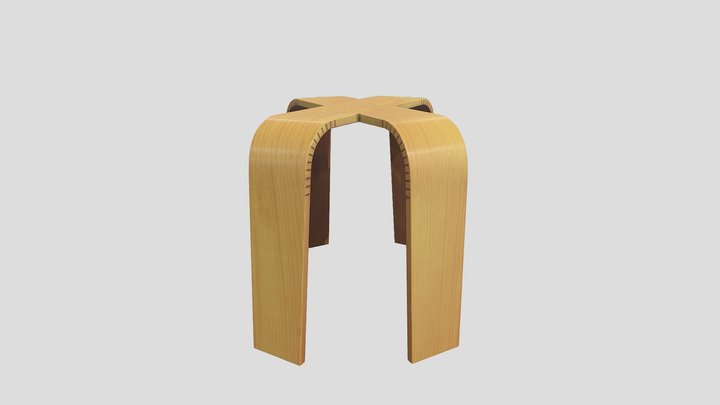 X1 Stool 3D Model