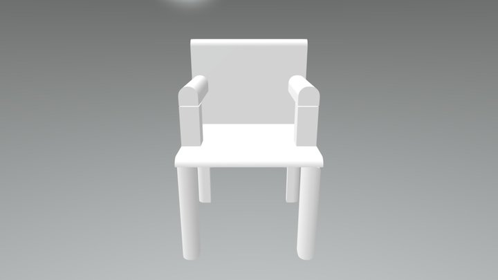 Windson Wood Arm Chair - Threshold™ 3D Model