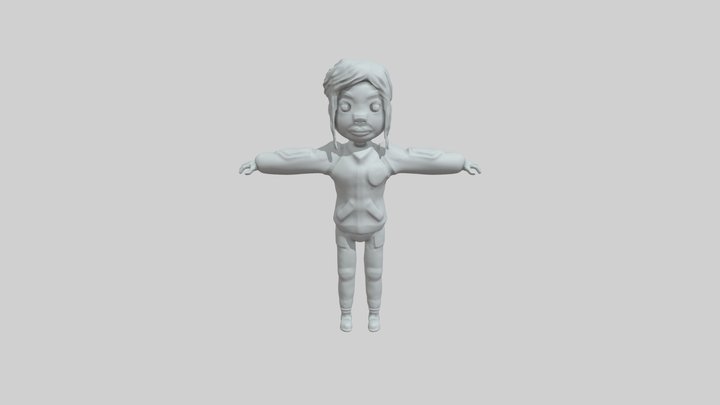 MTAP Pilot Character Model 3D Model