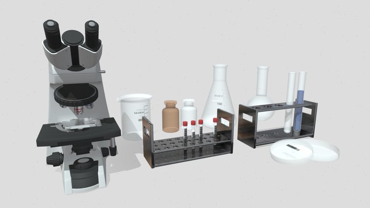Laboratory Equipment 3D Model