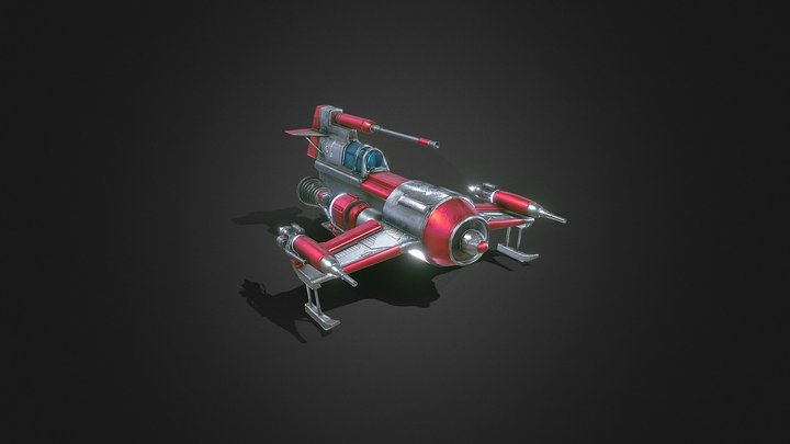 Spaceship 3D Model