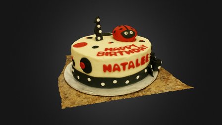 Natalee's birthday cake 3D Model