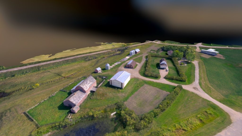Farm Test Simplified 3d Mesh