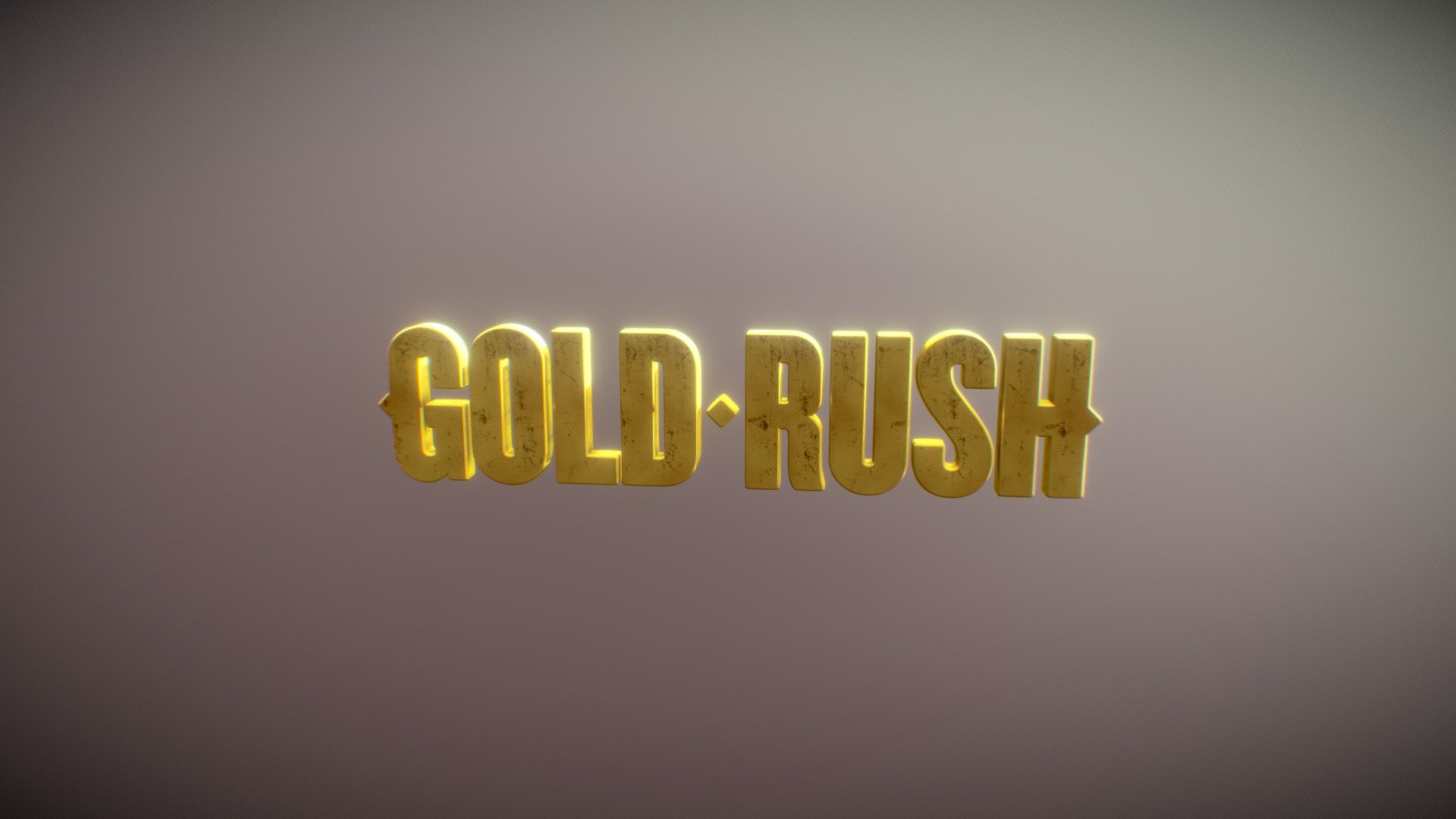 Gold Rush Logo Text Test