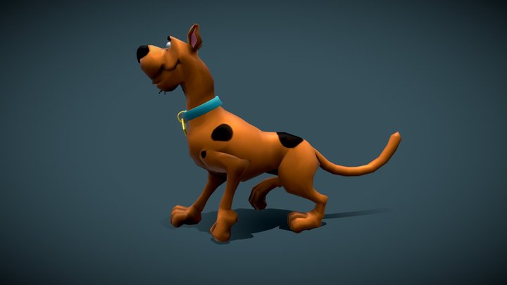 Scoobydoo Loop Walking 3D Model