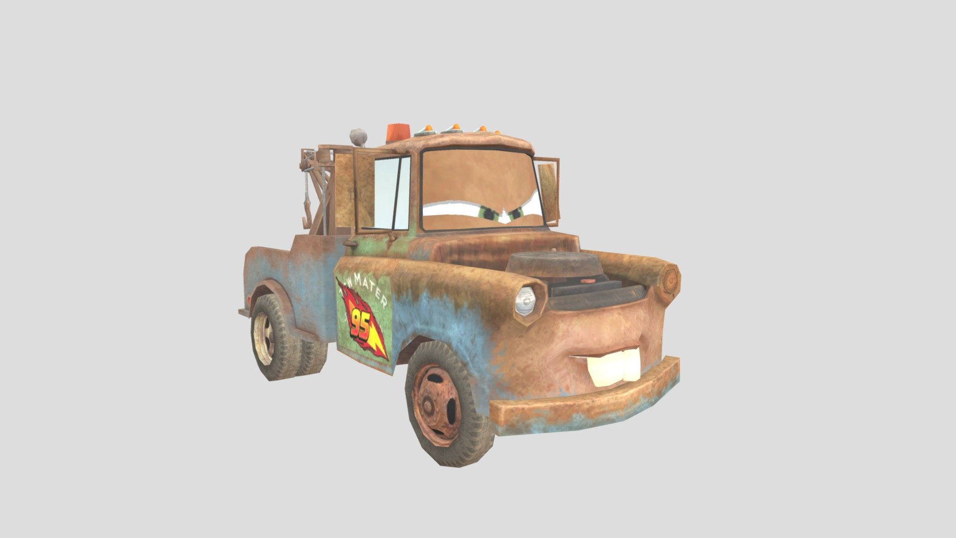 PC Computer Cars 2 - Tow Mater - Download Free 3D model by SMF Friends ...