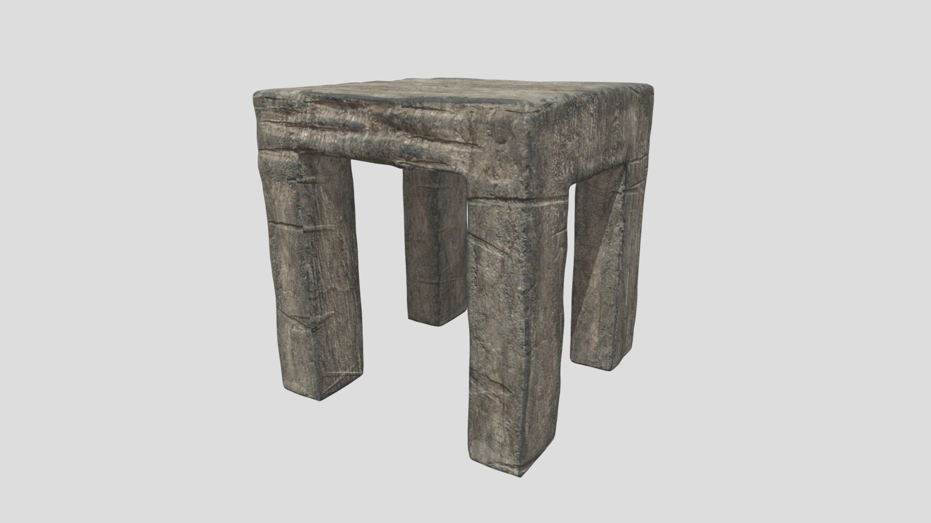 Стул старый - 3D model by Миллирина (@ms1white56) [c963fe1] - Sketchfab