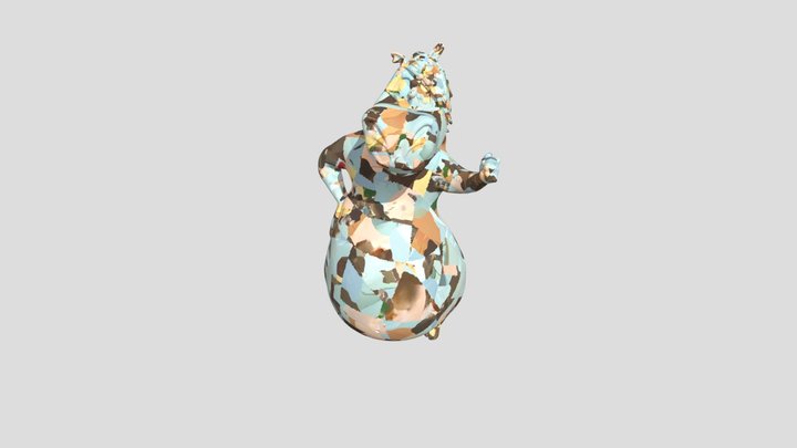 Hippo_Style 3D Model
