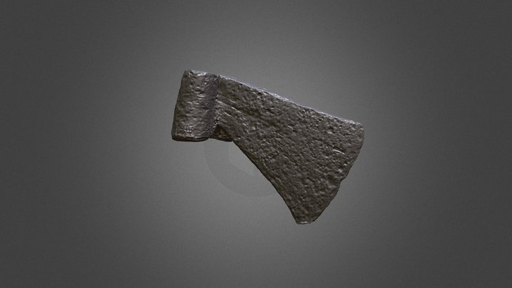 Iron trade axe (RA1-2-274), Gilbert Site, Texas 3D Model