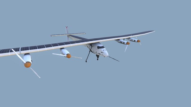 Solar Impulse 3D Model