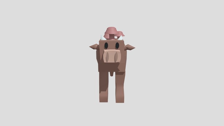 Mooshroom 3D Model