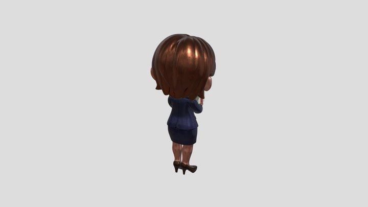 0326送礼物女 3D Model