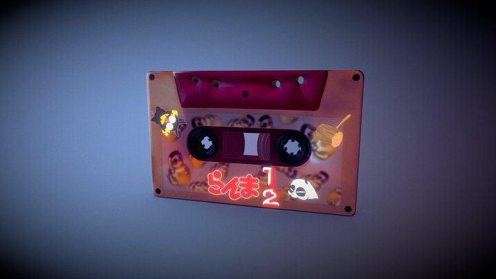 Ranma 1/2 Tape 3D Model