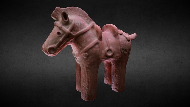 馬形埴輪 Horse-shaped haniwa 3D Model