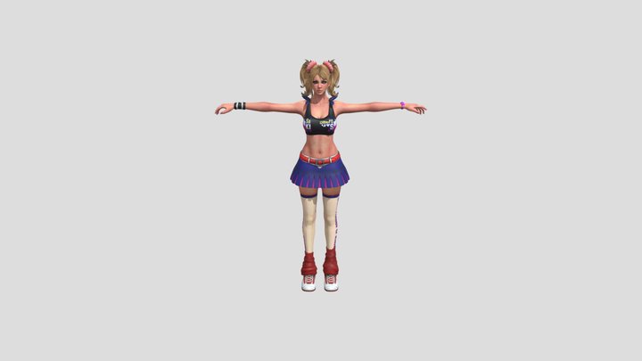 Lollipop Chainsaw Juliet 3D Model