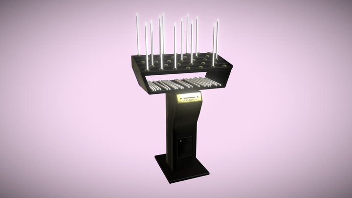 Votive candle holder 3D Model