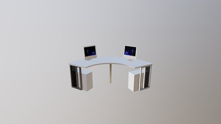 平安城市电脑台 3D Model