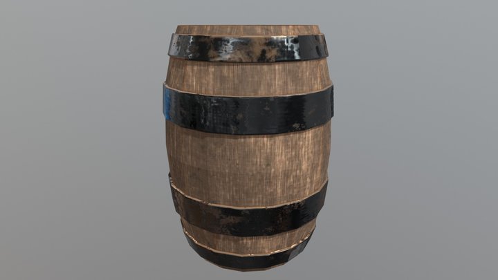 Old-barrel  Downloadable 3D Model